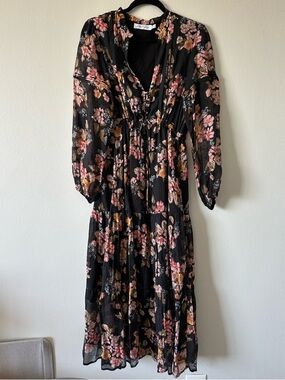 Petal and Pup Maxi Floral Long Sleeve Dress